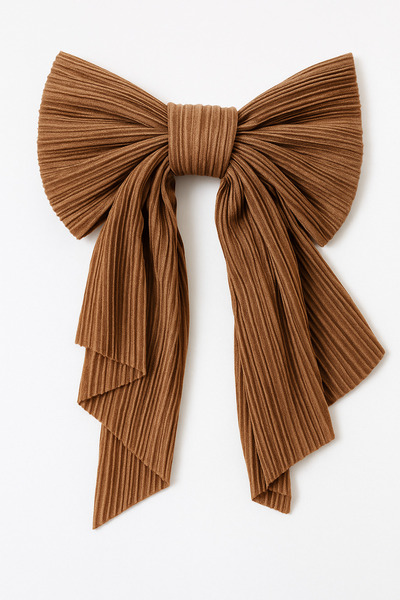 MakeWell Plain Plain Fabric Colorful Clip Bow Design Hair Clips