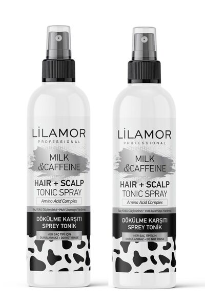 Lilamor Professional Milk & Kafein & Dökülme Karşıtı Saç Toniği-Hızlı Uzamaya...