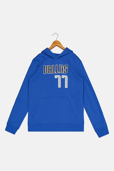 Nike X Nba Kids Boy Long Sleeves Basketball Hoodie, Blue