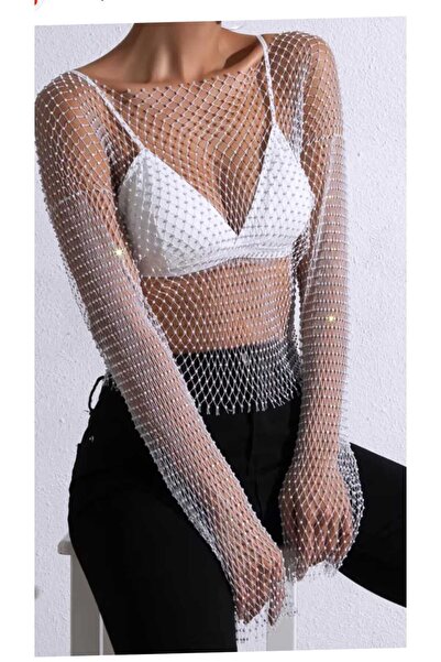 NÜANS MODA Transparent Blouse