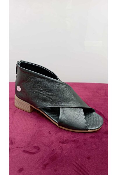 Mammamia Pantofi cu toc gros, cu fermoar din spate, cu bretele încrucișate, z...