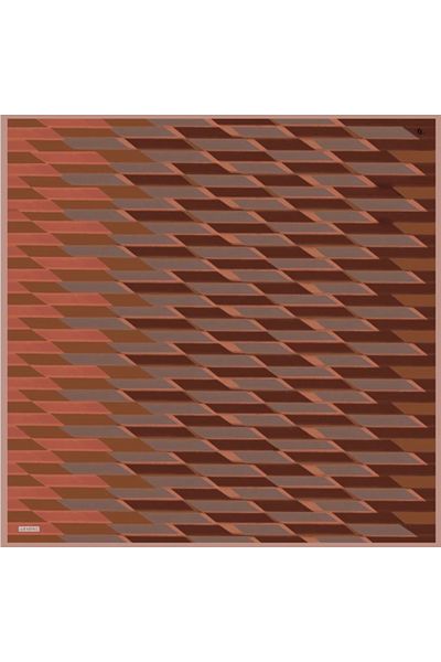 Armine Μεταξωτό κασκόλ Tivil 9325-24 Claret Red Mixed Pattern