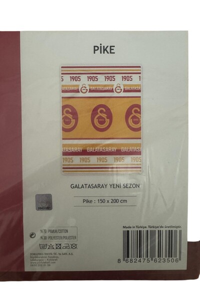Galatasaray LİSANSLI BANDROLLÜ FULL TARAFTAR SETİ PİKE + ÇARŞAF + YASTIK KILIFI (Tek Kişilik) & GS