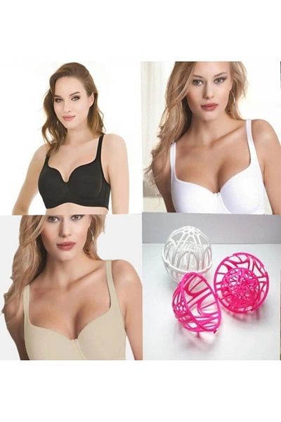 Le Jardin Sutien cu sârmă ultra moale Amanda - Lifting, Cupă C, 9720