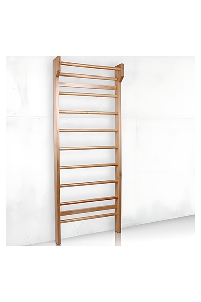 DizyWood İsveç Tırmanma Duvarı, Merdiveni, Egzersiz Barı, Skolyoz Duvar Barı 60x185 Cm