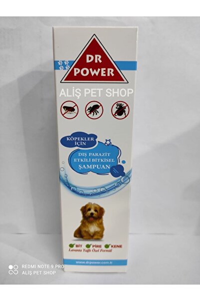 POWER DR köpekler için pire, kene, bit şampuanı