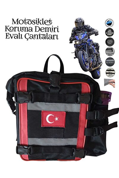 SEVBAGS motosiklet ön koruma demiri çantaları dikdörtgen evalı