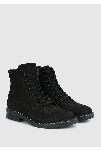Provoq Leather Women's Black Boots