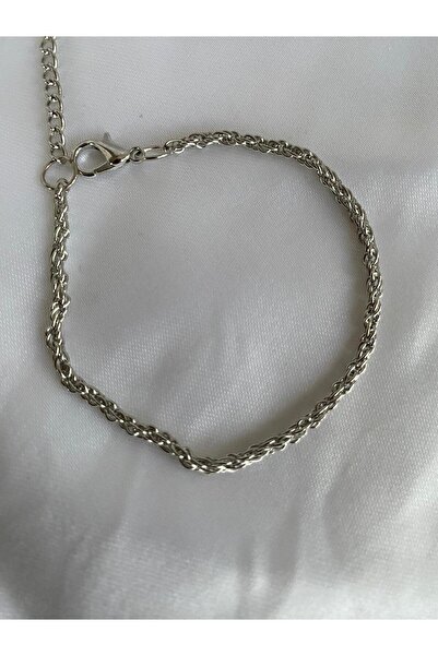 KANERUZ سوار فولاذي شافين أنجيلوس لوفيجو فضي اللون للجنسين