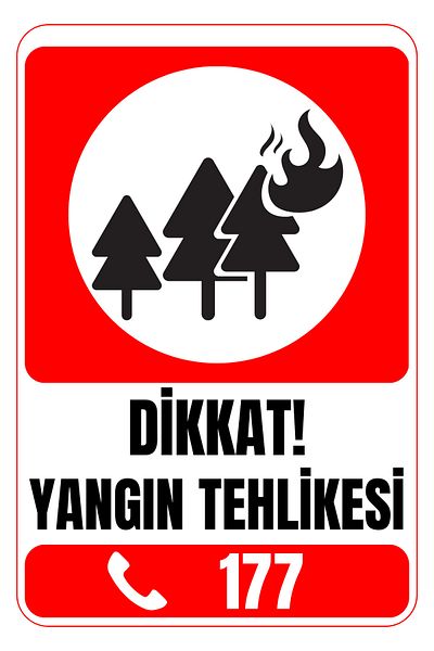 Girl Power 35 X 50 Attention Fire Hazard Warning Sign 3 mm Foil Printing on Dekota