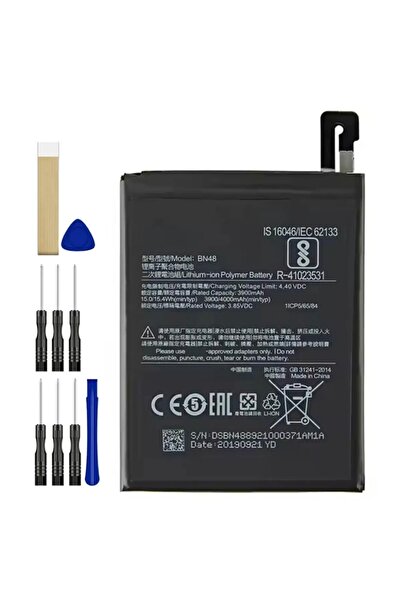shop Xiaomi Redmi Note 6 PRO BN48 Uyumlu Batarya Pil Tamir Seti Ve Pil Bandı ...