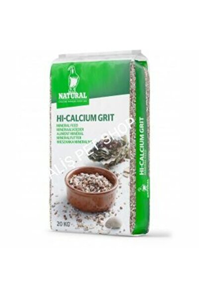 Natural Güvercin Doğal Hi-Kalsiyumlu Deniz Kabuklu ve İstiridyeli Kum 20kg