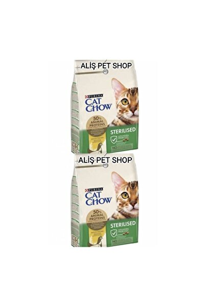 Cat Chow Purina Sterilised Tavuklu Yetişkin Kedi Maması 3 Kg X 2 Adet 6 Kg