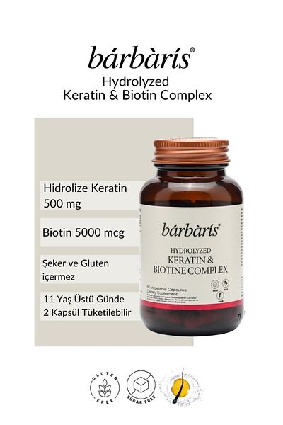 Barbaris Barbaris Keratin-Biotin Complex - 60 Capsules