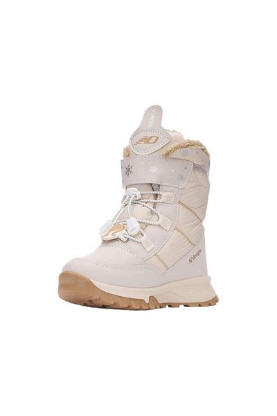 Liger ΜΠΕΖ Κοριτσίστικα Water Repellent Velcro Smart Lace-up Furry Snow Boots