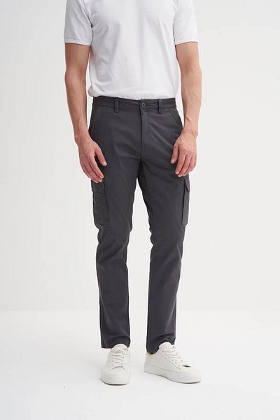 Cazador Ανδρικό παντελόνι Cargo Anthracite 12