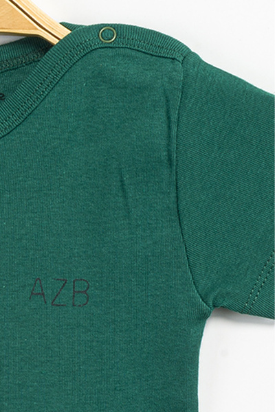 Aziz Bebe Baby Boy Girl 100% Cotton Bodysuit & Bodysuit with Snap Fasteners