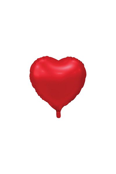 TATLI GÜNLER 36" Foil Balloon Matte Red Plain Heart