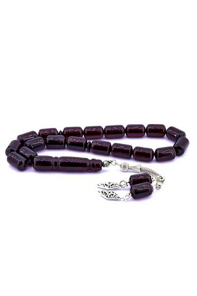 Midyat Gümüş Dünyası Powder Amber Prayer Beads