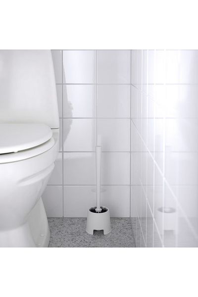 IKEA Toilet brush with holder, white
