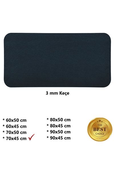 Next Craft Black Mouse Pad Table Top Protective Mat Medium Sizes 3mm Felt
