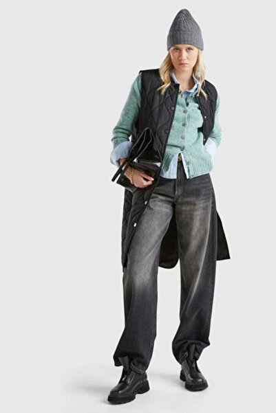 United Colors of Benetton Cardigan verde pentru femei / fete (Cod model: 123A103Me500L)