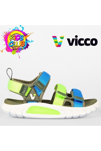 Vicco Cube Orthopedic Children's Sandals Khaki