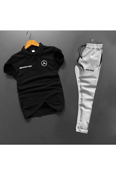 ByFourMan Scuba Polo T-Shirt Φούτερ με λαιμόκοψη Σετ 2 τεμαχίων