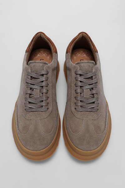 Lufian 112230207 Adam Sneaker Erkek Deri Ayakkabı BEJ