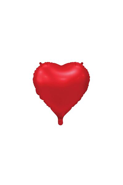 TATLI GÜNLER 18" Foil Balloon Matte Red Plain Heart