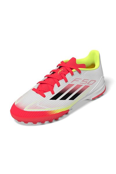 adidas أحذية رياضية للأطفال F50 League Tf باللون الأبيض