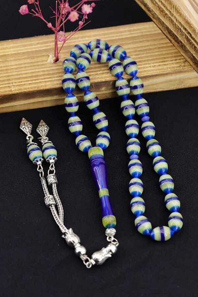 Midyat Gümüş Dünyası Powder Amber Prayer Beads