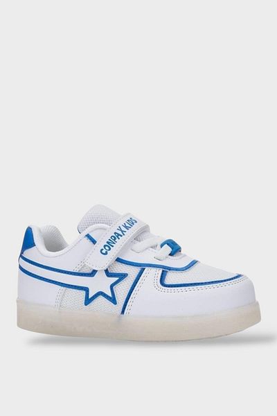Liger Blue Children's Sports Shoes - Lighted Transparent Sole