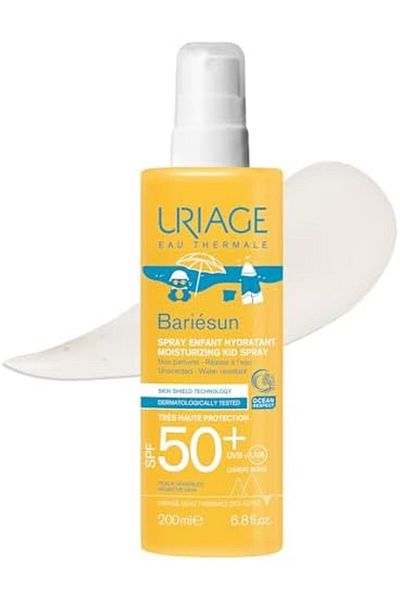 Uriage Uriage Bari Sun Kids Spray Sunscreen with Organic Filters and Vitamin E | Non-Sticky and Fast-Absorb