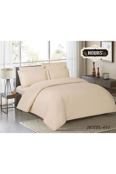 HOURS Horse Comforter Set for One Person, Luxury International Hotels, with Movable Filling, 5 Pieces, HOTEL-014