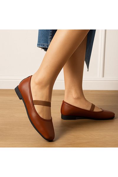 Special Action Women's Daily Orthopedic Ballerinas – Suitable for Work and Office Use, Comfortable Sole, Stylish Shoes