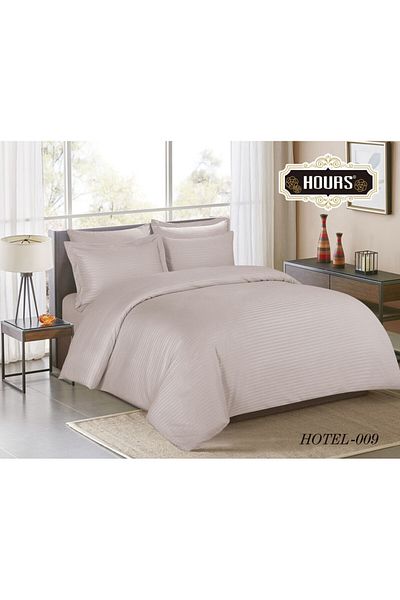 HOURS Horse Comforter Set for Two, Luxury Hotels, International, with Movable Filling, 7 Pieces, HOTEL-009
