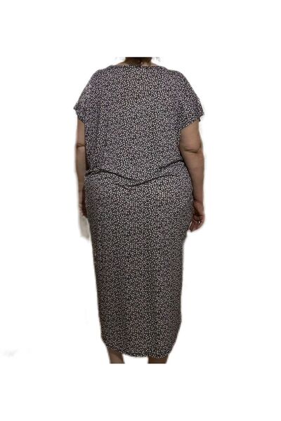 İpek Women's Short Sleeve Plus Size 100% Cotton Nightdress/Dress