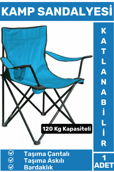 Wintoup Premium 120 Kg Dayanıklı Çantalı Taşıma Askılı Bardaklık Balık Piknik...
