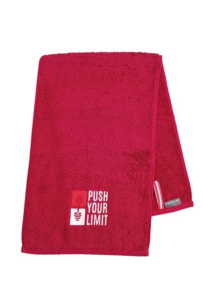 denizlicotton Embroidered Sports Towel Cotton, Anti-Bacterial, Sweat-Absorbent Fitness Plates Boxing Tennis Sports Towel