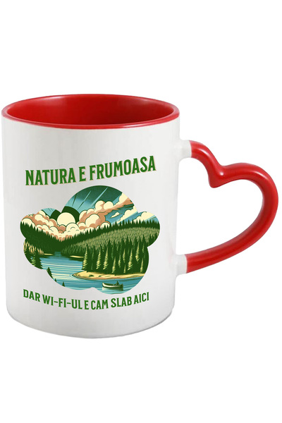 StoryGift Romania Cana mesaj haios natura e frumoasa dar wi-fi cam slab iubit...