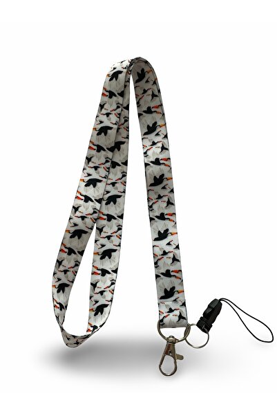 StormiStoretr Curea pentru gât cu model de păsări