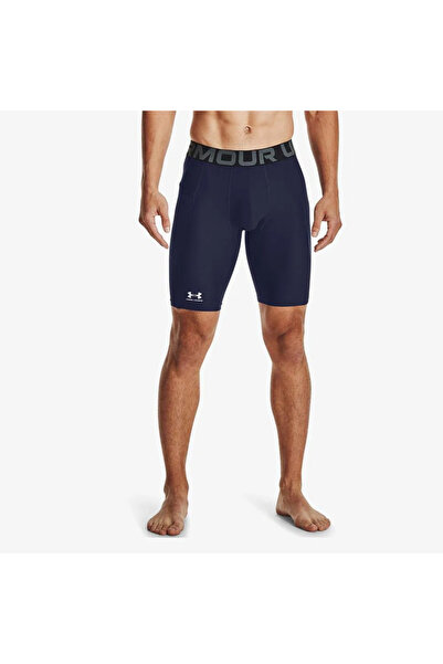 Under Armour Heat Gear Erkek Lacivert Kısa Antrenman Taytı