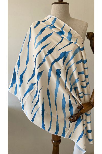 Glowear Atelier Women's Patterned Non-Visible Pareo- Beach Clothing