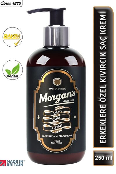 Morgan’s Morgan's Men's Curl Cream - Erkeklere Özel Kıvırcık Saç Kremi 250 ml
