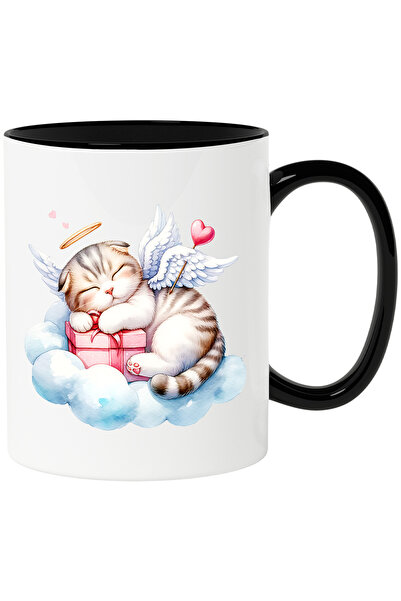 StoryGift Romania Cana cu o pisicuta Cupidon care doarme | somn adanc | in lu...