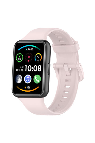 Nextron Huawei Watch Fit 2 Uyumlu Kordon Silikon Esnek A+Kalite Spor Yumuşak ...