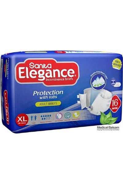 Elegance حفاضات - L إليجانس للكبار حجم كبير 18 قطعة