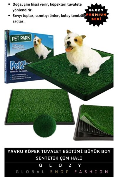 GLOZY Premium Seri 3 Katmanlı Koku Yapmaz Temizlenebilir Evcil Hayvan YavruKöpek Tuvalet Eğitimi Büyük Boy