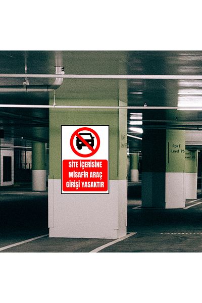 Girl Power 35 X 50 Site Entrance Prohibited Guest Vehicles Warning Sign 3 mm Foil Printing on Dekota